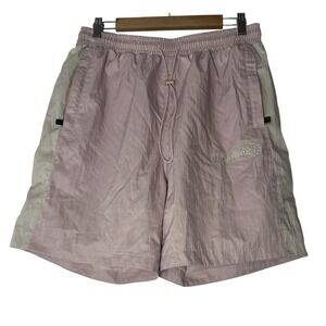 HOMME + FEMME Shorts Mens Large  Pink Zipper Pockets Streetwear Lined